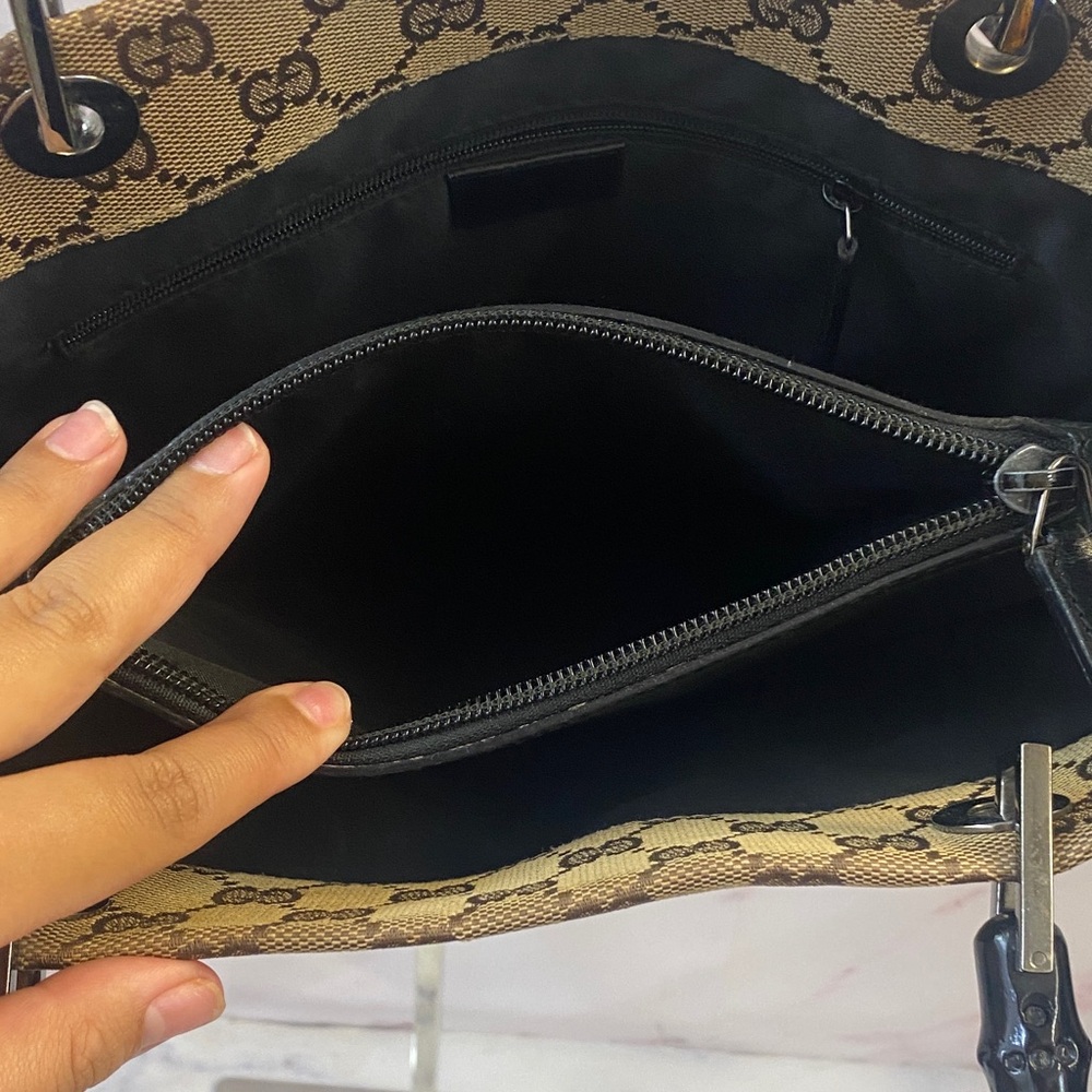 GUC Gucci Canvas Tote - Picture 6 of 8